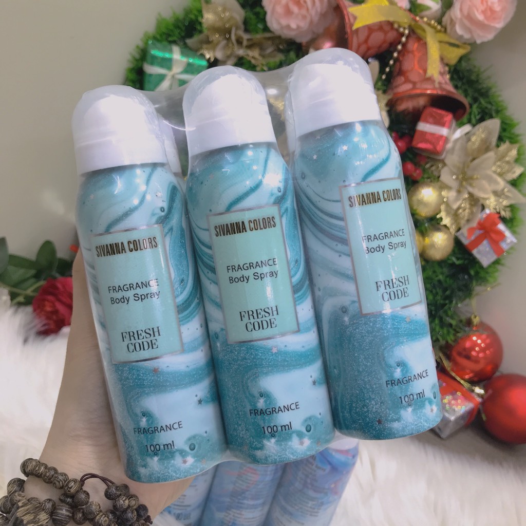 Xịt thơm body Suivanna 5 mùi