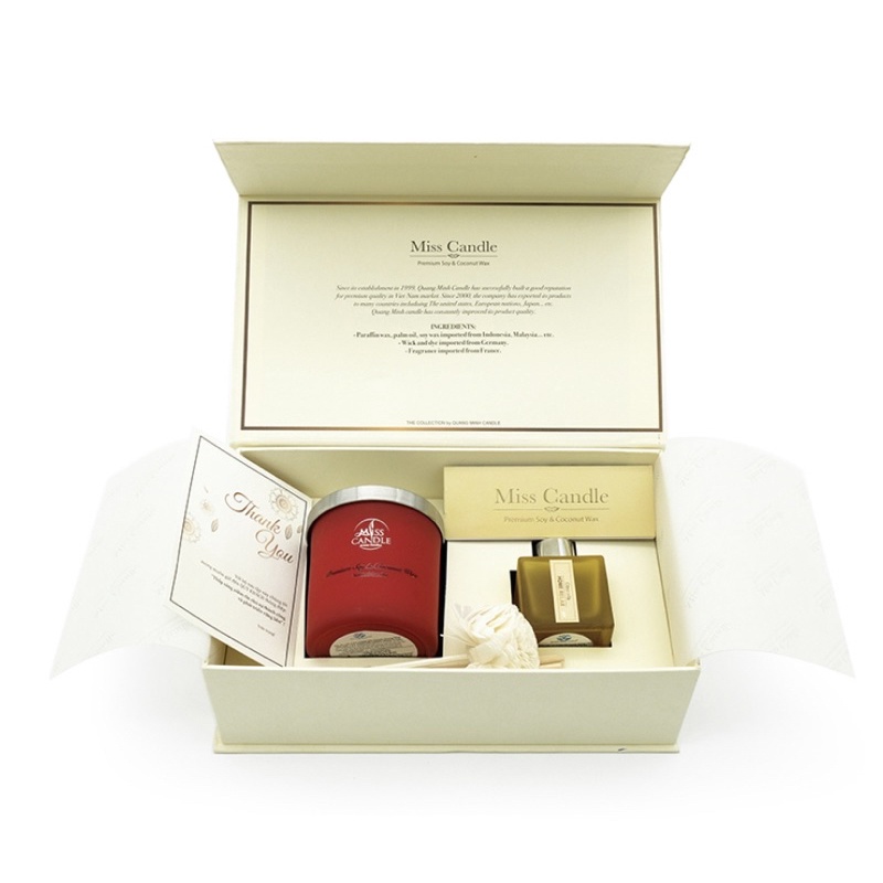 Bộ quà tặng nến và tinh dầu Miss Candle