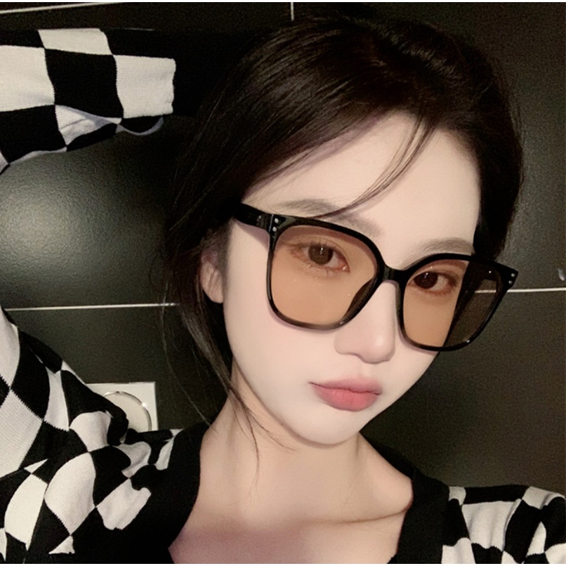 (KIQI-FASHION) COD Kính Mát Gọng Lớn Chống Tia UV400 Thời Trang Cho Nam Nữ
