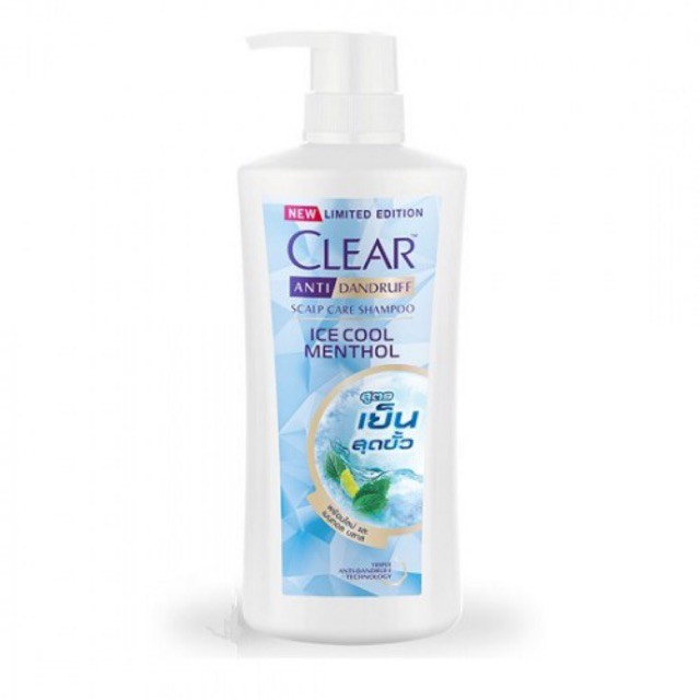 [GIÁ HUỶ DIỆT] Dầu gội clear Thái Lan - Clear Bạc Hà Mẫu Mới 480ml