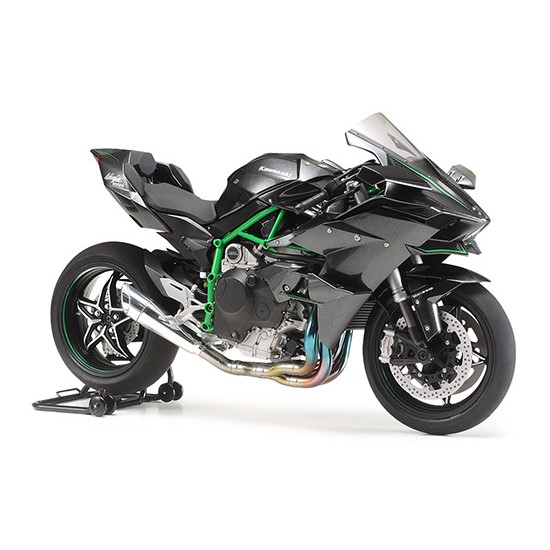 Mô hình nhựa lắp ráp Tamiya 1/12 Kawasaki Ninja H2R Motorcycle Series No. 131