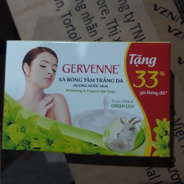 Gervenne - Xà bông cục gervenne 120g