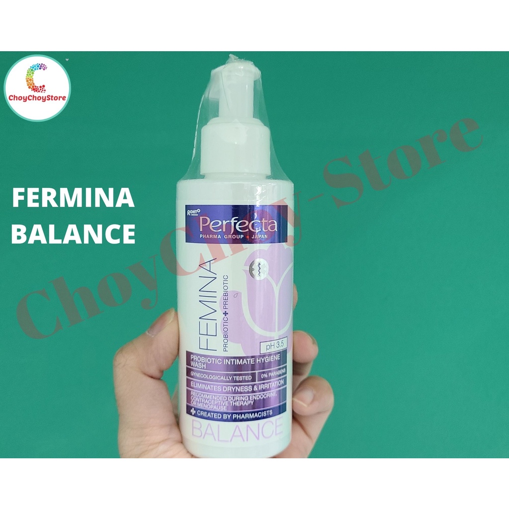 [TEM CTY] Perfecta Femina SOS / BALANCE 150ML - Dung Dịch Vệ Sinh Phụ Nữ Hàng Ngày Chứa Lợi Khuẩn Probiotic
