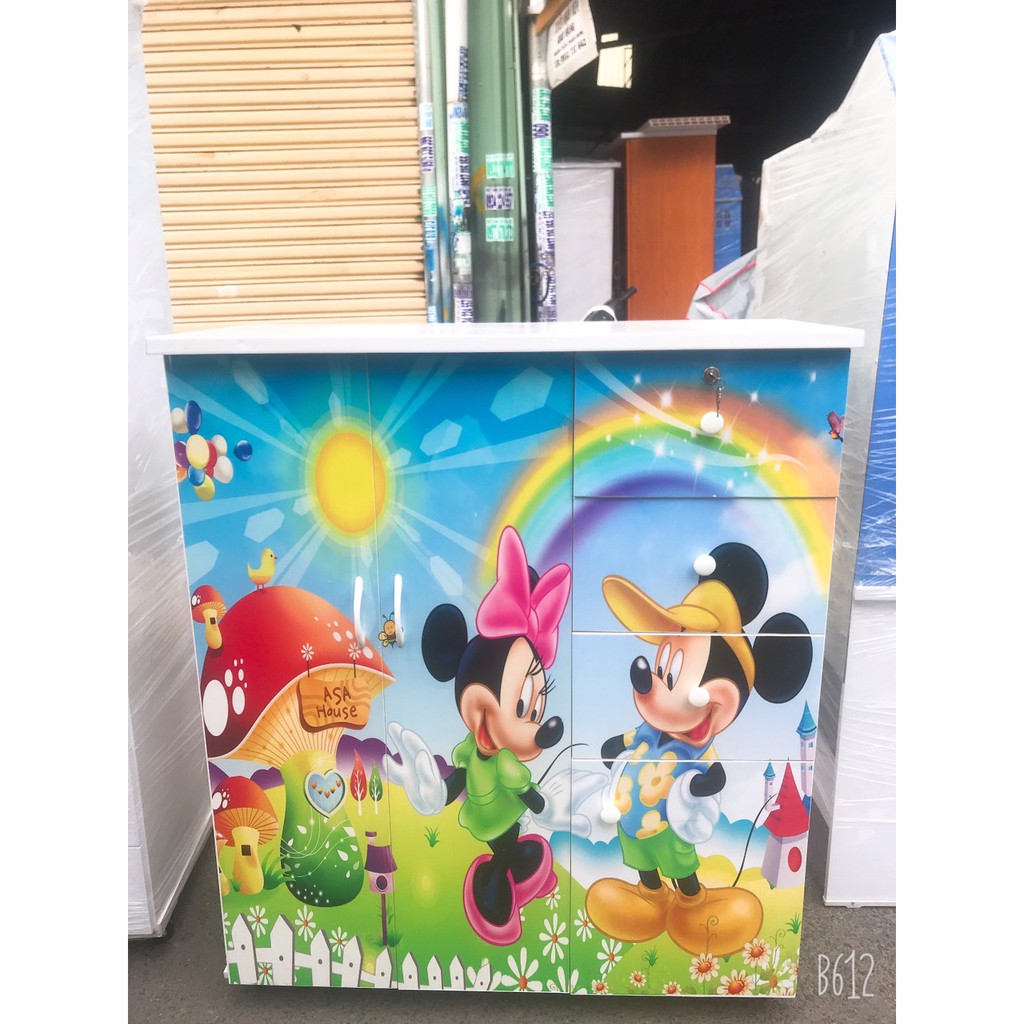 Tủ quần áo cho bé trai, có ngăn treo và ngăn xếp, hình ảnh thực tế 100% | BigBuy360 - bigbuy360.vn