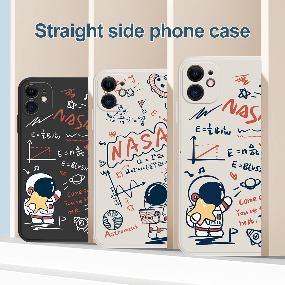 Ốp điện thoại in hình phi hành gia NASA cho Xiaomi Mi 11 11X lite Pro Ultra Xiaomi Poco X3 F3 Xiaomi Mi 10 10T 9T Pro Lite H04