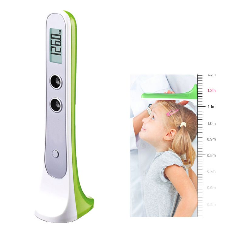 Thước đo chiều cao bằng sóng siêu âm cầm tay kỹ thuật số độ chính xác cao cho người lớn và trẻ em tiện lợi