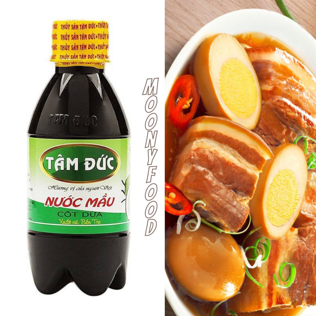 Nước Màu Cốt Dừa Tâm Đức, Nước Hàng Kho Thịt Cá Chai Trọng Lượng 300GR