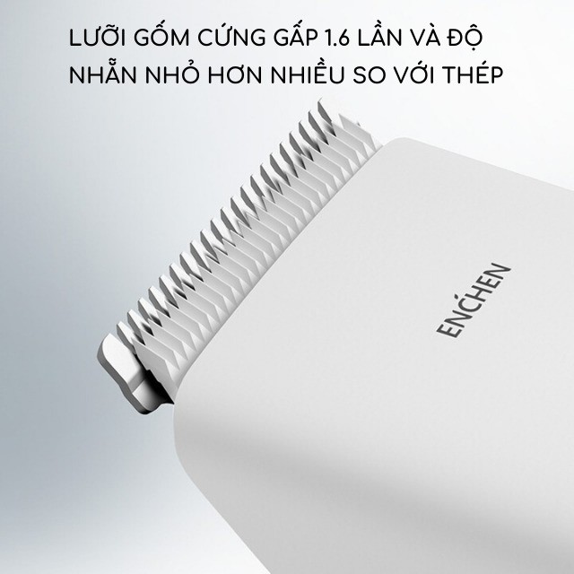 [XẢ KHO] Tông Đơ Cắt Tóc Xiaomi Enchen Boots - Lưỡi Dao Bằng Gốm Nano siêu bền - Không phải thay đầu lược - Sạc USB