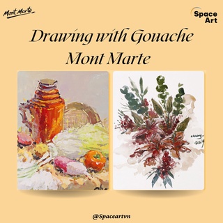 Màu Gouache Paints Set 12ml Mont Marte