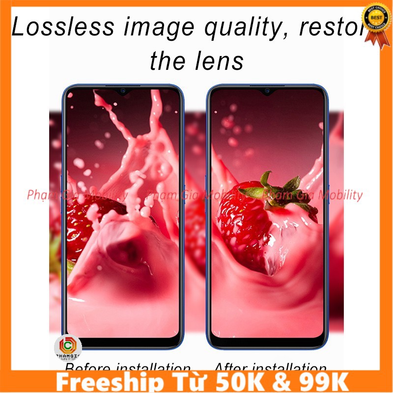 (có video) Cường lực camera VIVO V17 Pro siêu bền, trong suốt