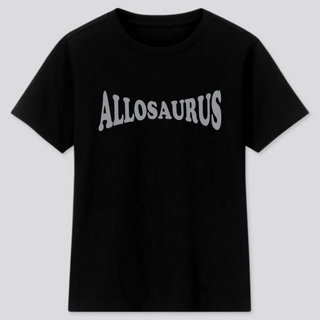 Áo thun Allosaurus Skull Dino phản quang form unisex AL005