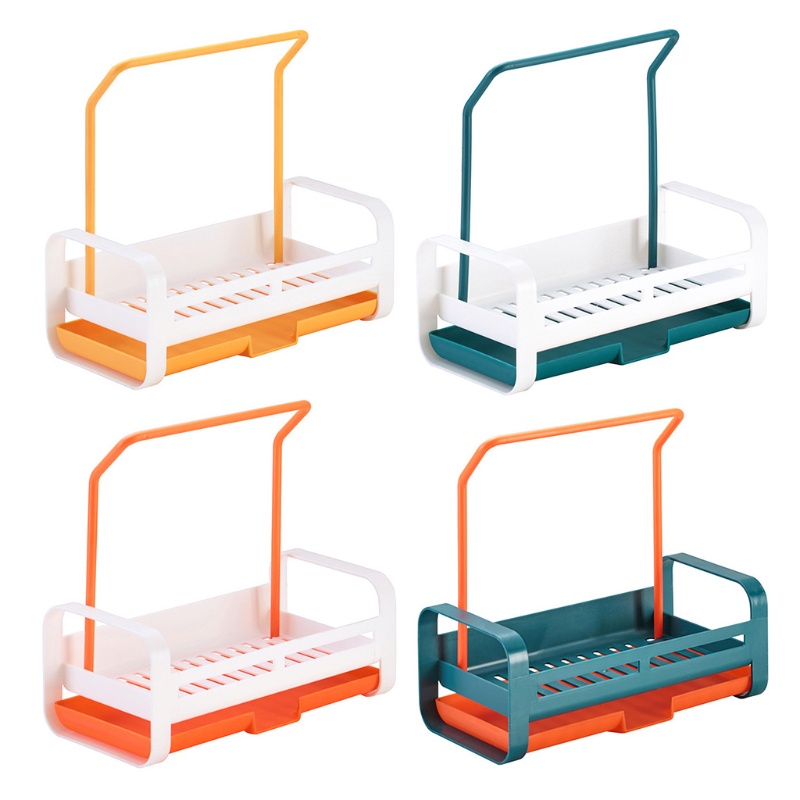 Giá Đỡ Đựng Xà Phòng / Khăn Lau Chén Dĩa / Mút Rửa Chén Ráo Nước Để Bàn Sắp X