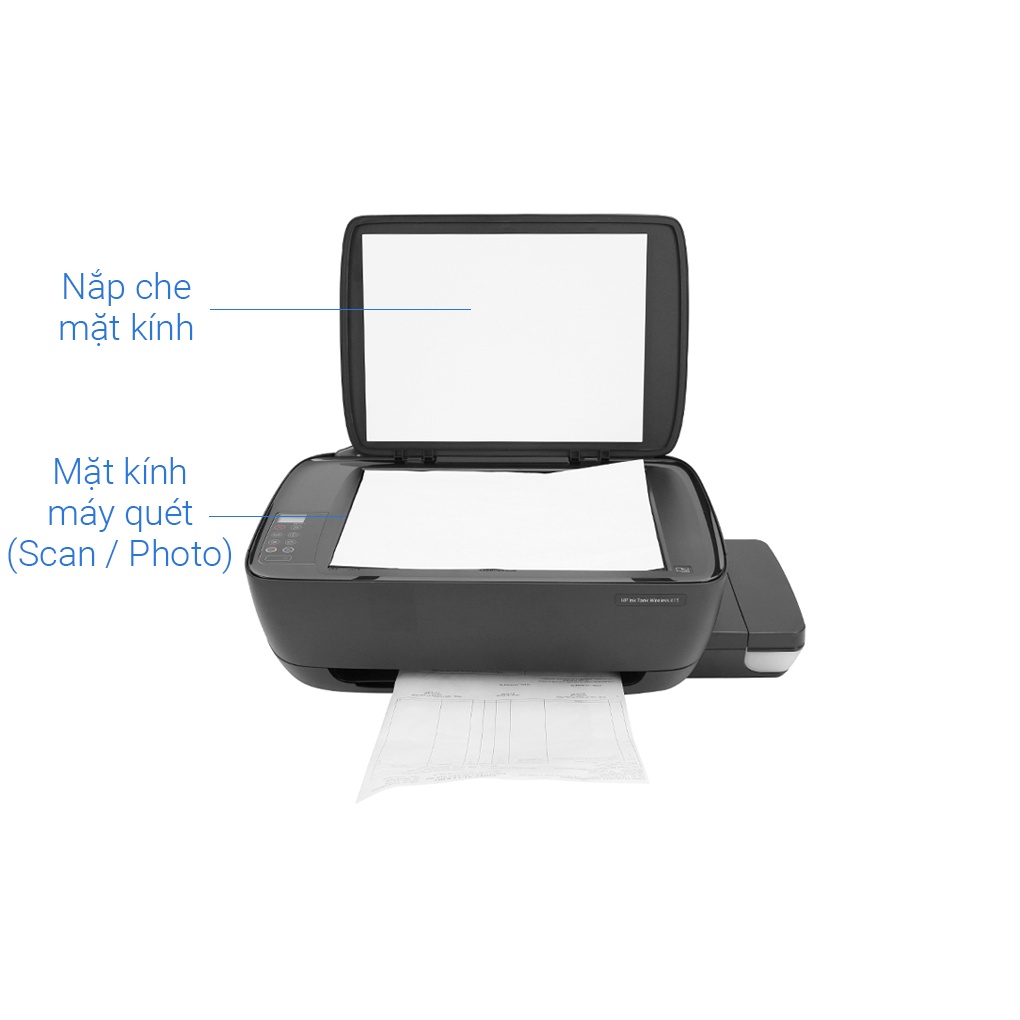 Máy in màu HP Ink Tank Wireless 415 All-in-One (In, scan, copy)_Z4B53A - Bảo hành 12 tháng