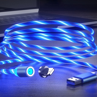 SAMSUNG Cáp Sạc Có Đèn LED Phát Sáng Đầu Micro USB Type C Cho Iphone