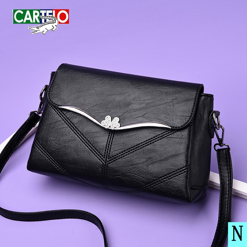 Túi Đeo Chéo Da Cá Sấu Mềm Thời Trang Dành Cho Phụ Nữ Trung Niên 2022