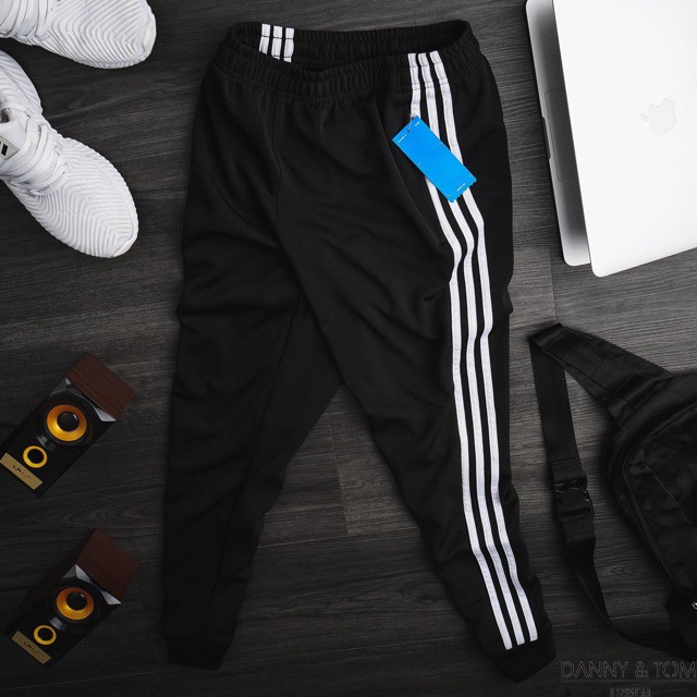 Quần Jogger Thể Thao Nam 3 Sọc ( Hình Thật ) - Chất Liệu 2 Da 4 Chiều form 46-76kg | BigBuy360 - bigbuy360.vn