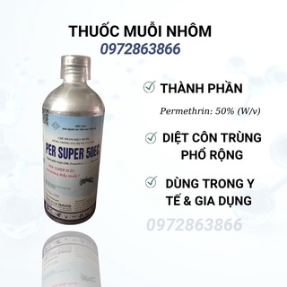 Thuốc phun muỗi chai nhôm