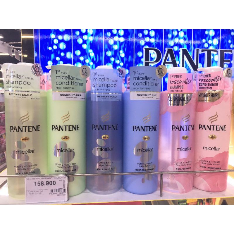 CHÍNH HÃNG (530ml) Bộ dầu gội xả Pantene Micellar làm sạch sâu 530ml CÁC LOẠI