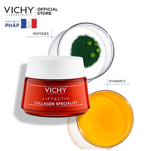 Kem dưỡng ngăn ngừa dấu hiệu lão hóa và làm săn chắc da Vichy Liftactiv Collagen Specialist 50ml | BigBuy360 - bigbuy360.vn