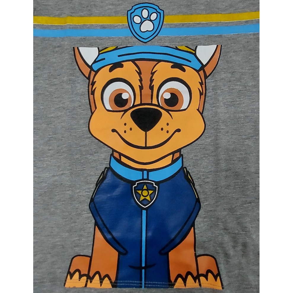 Bộ ngắn mặc nhà thun cotton bé trai nhí 1-5T đội chó cứu hộ xe