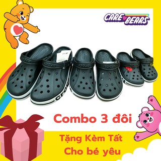 Combo dép sục crocs hàng xuất dư cho cả gia đình