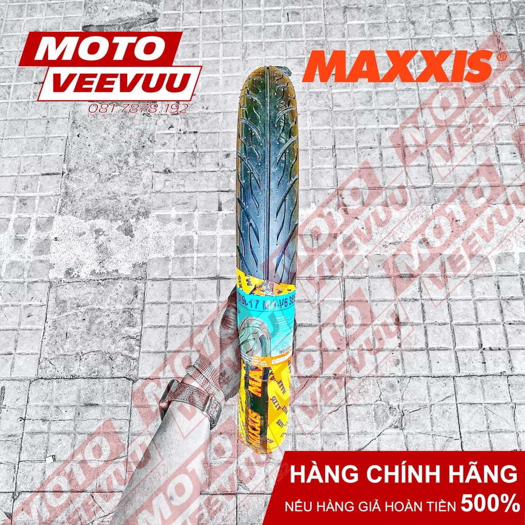 Vỏ lốp xe Maxxis 70/90-17 Gai xương cá phượng hoàng V6 (Dùng ruột)