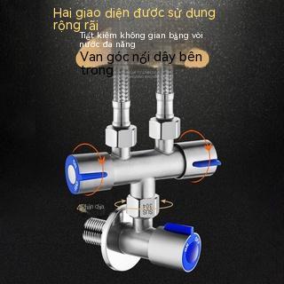 Bộ chia vòi nước 1 chia 2 vòng quay đầu 1 vào 2 4 phần van nước máy giặt 3 bộ chia nước