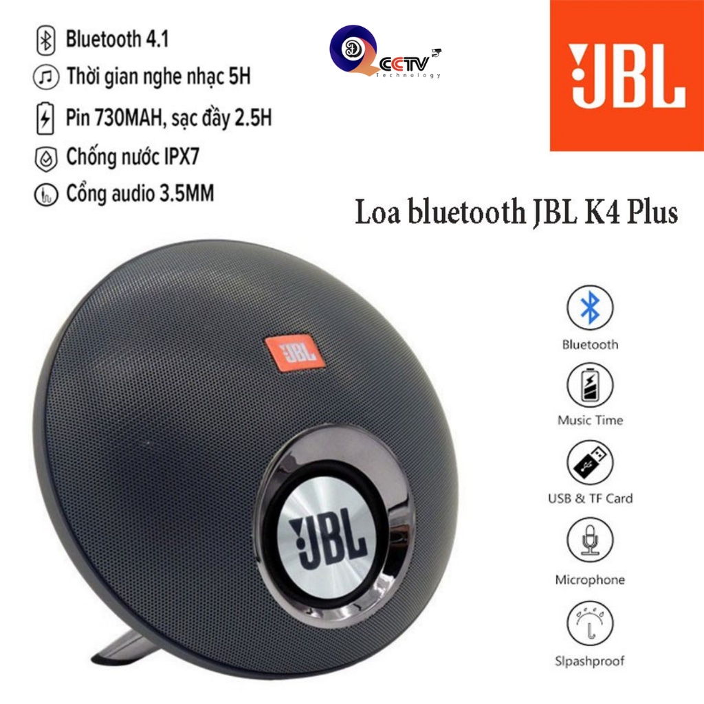 (HỎA TỐC)Loa bluetooth không dây JBL K4+ PLAYLIST mẫu mới, tặng kèm dây sạc, bảo hành chính hãng
