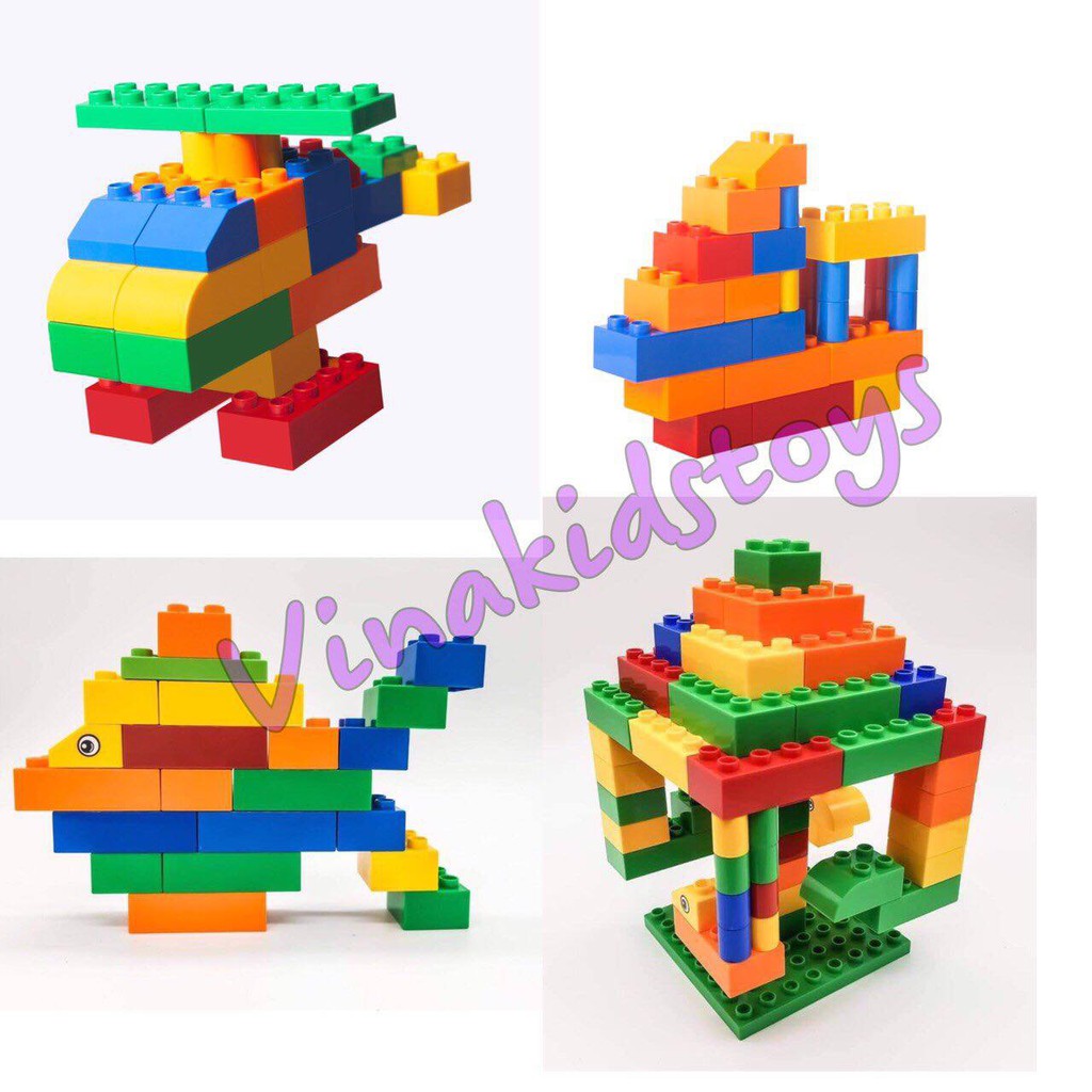 Đồ chơi lego size lớn lắp ghép sáng tạo - Đồ chơi Việt Nam an toàn chất lượng