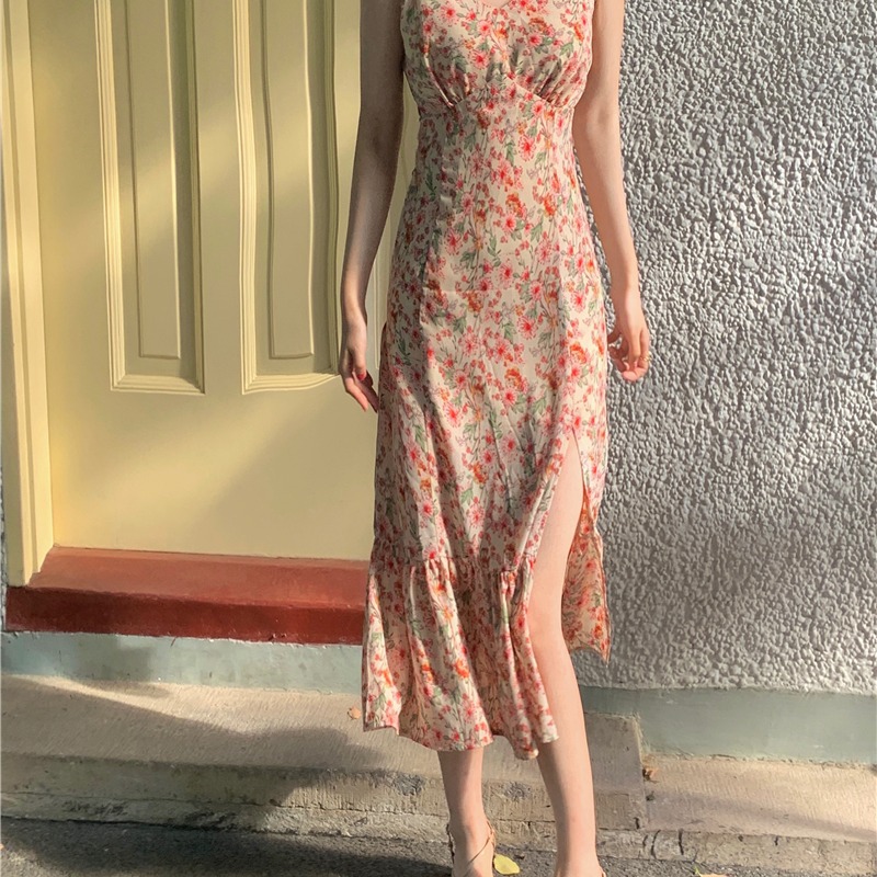 Đầm Nữ Cổ Chữ V In Hoa Thời Trang Hè 2021 | BigBuy360 - bigbuy360.vn