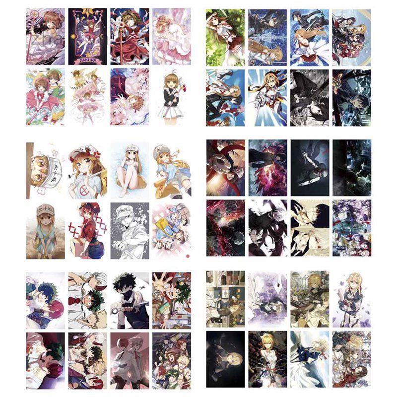 Set 8 tấm poster in hình nhân vật Anime My Hero Academia 42 * 28.5cm