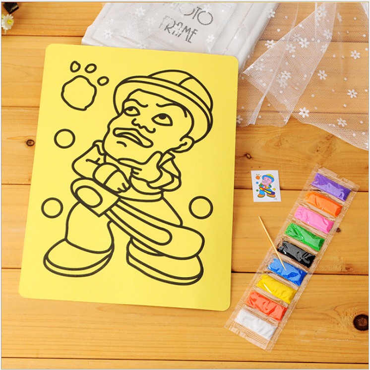 Tranh cát cho bé giá sỉ 4 size