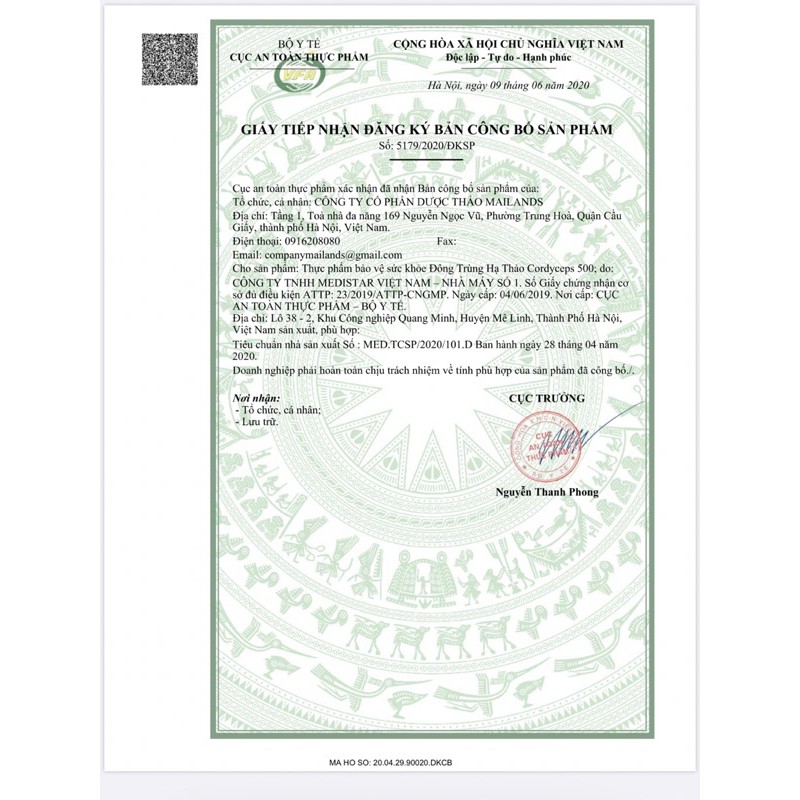 Đông Trùng Hạ Thảo Cordyceps Mailands 950 (Hộp 60 viên | BigBuy360 - bigbuy360.vn