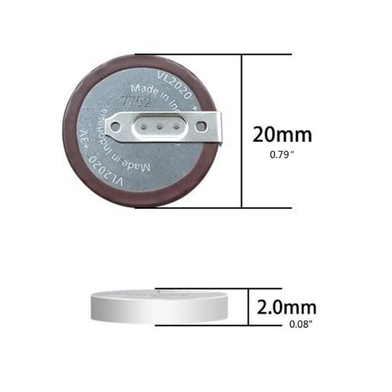 Pin sạc tự động 3V cho VL2020