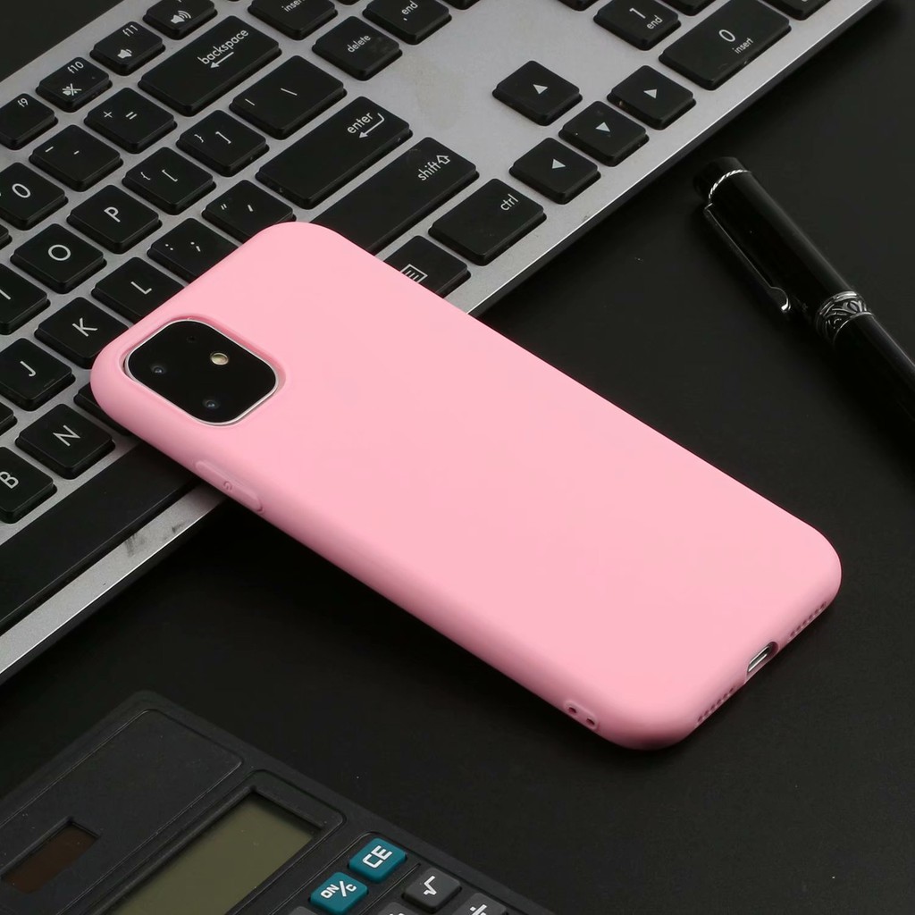 Ốp Điện Thoại Tpu Mềm Màu Trơn Cho Iphone 11 11pro 11pro Max Xr Xsmax | BigBuy360 - bigbuy360.vn