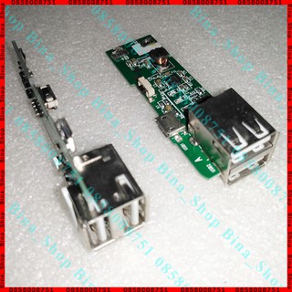 Mạch sạc dự phòng 5V2A 2 cổng USB cũ tháo box