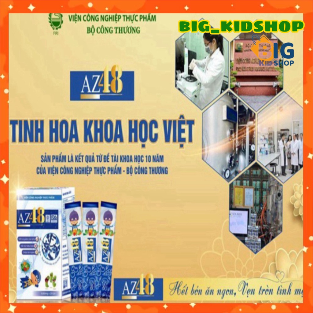Men AZ48 hộp 20 gói cải thiện táo bón sau 48h- bé ăn ngon