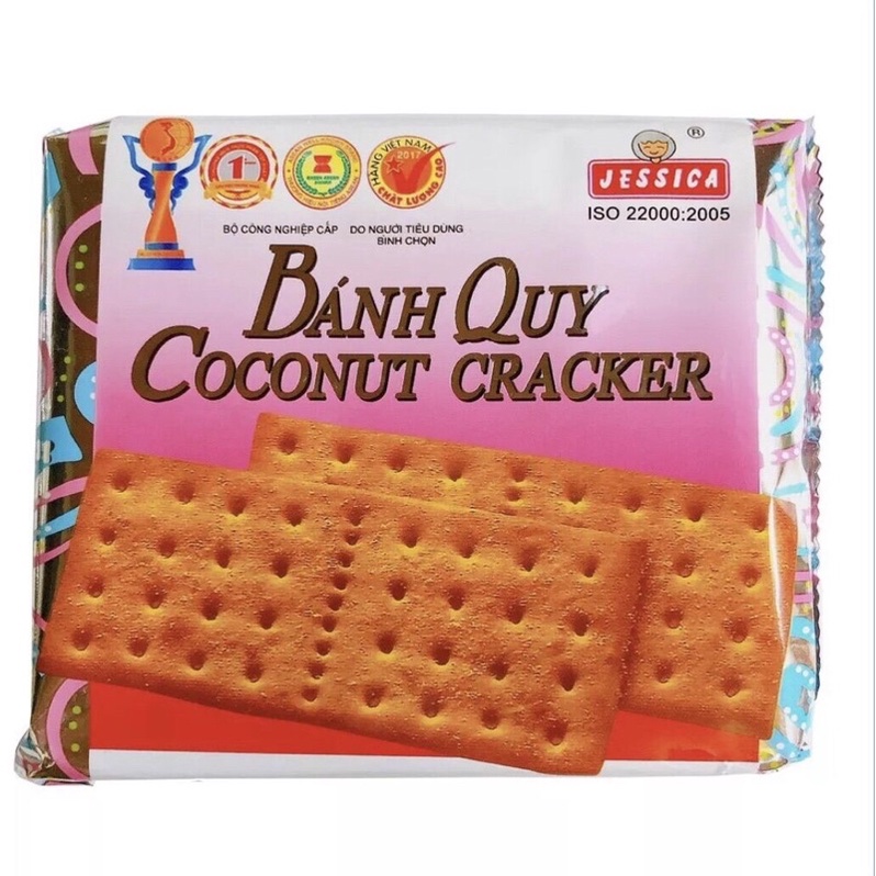 Bánh qui phủ đường Coconut Cracker