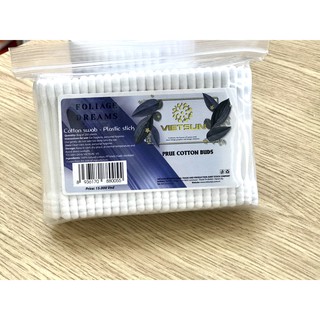 Tăm bông cao cấp Vietsun lõi nhựa 200 CÁI