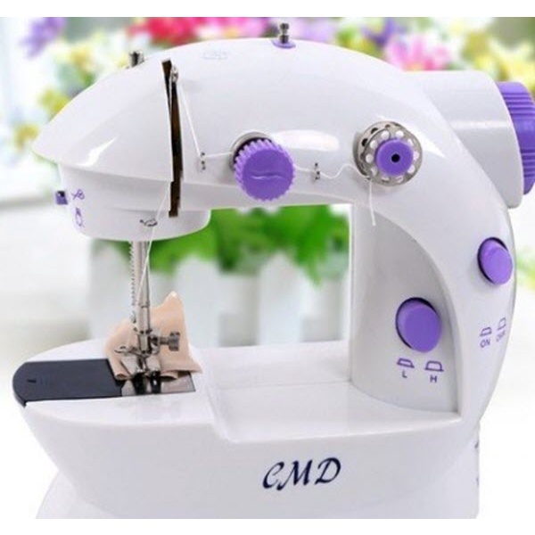 Máy May Mini Để Bàn Gia Đình - Máy Khâu Cầm Tay Mini Gia Đình Siêu Tiện Lợi