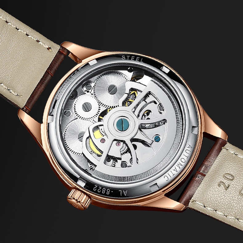 Đồng Hồ Cơ Tự Động Nam Chính Hãng AILANG TD2 Máy Cơ Automatic Kiểu Dáng Thời Trang Đẹp Đẳng Cấp
