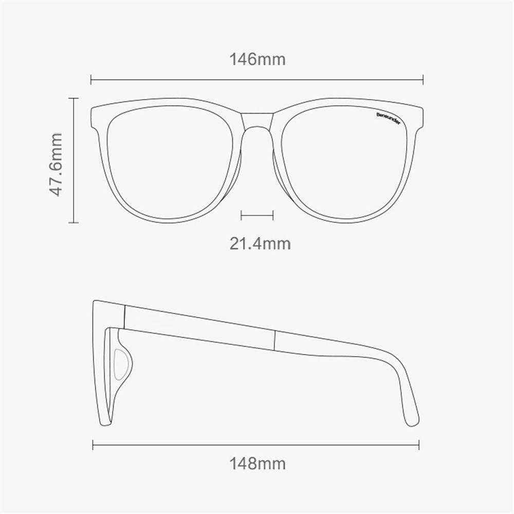 EUCA Kính Mát TR90 Gấp Gọn Bỏ Túi Tiện Lợi