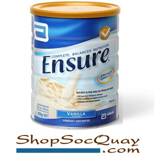 Sữa Ensure Úc vị vani hộp 850g - Mẫu mới nhất