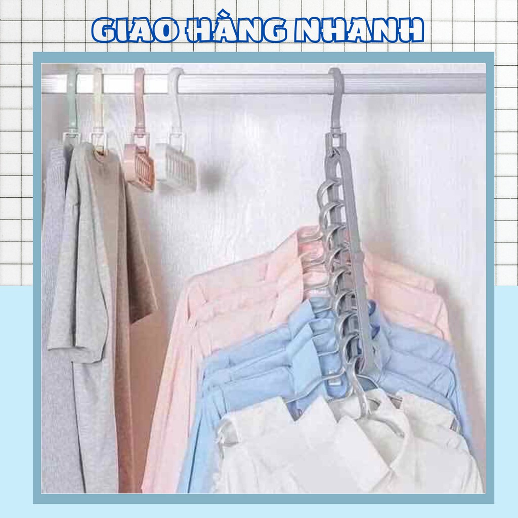 Móc Treo Đồ Đa Năng 9 Lỗ/ Thanh Treo Đồ Tiết kiệm Diện Tích 2341 Shop Giao Hàng Nhanh 88