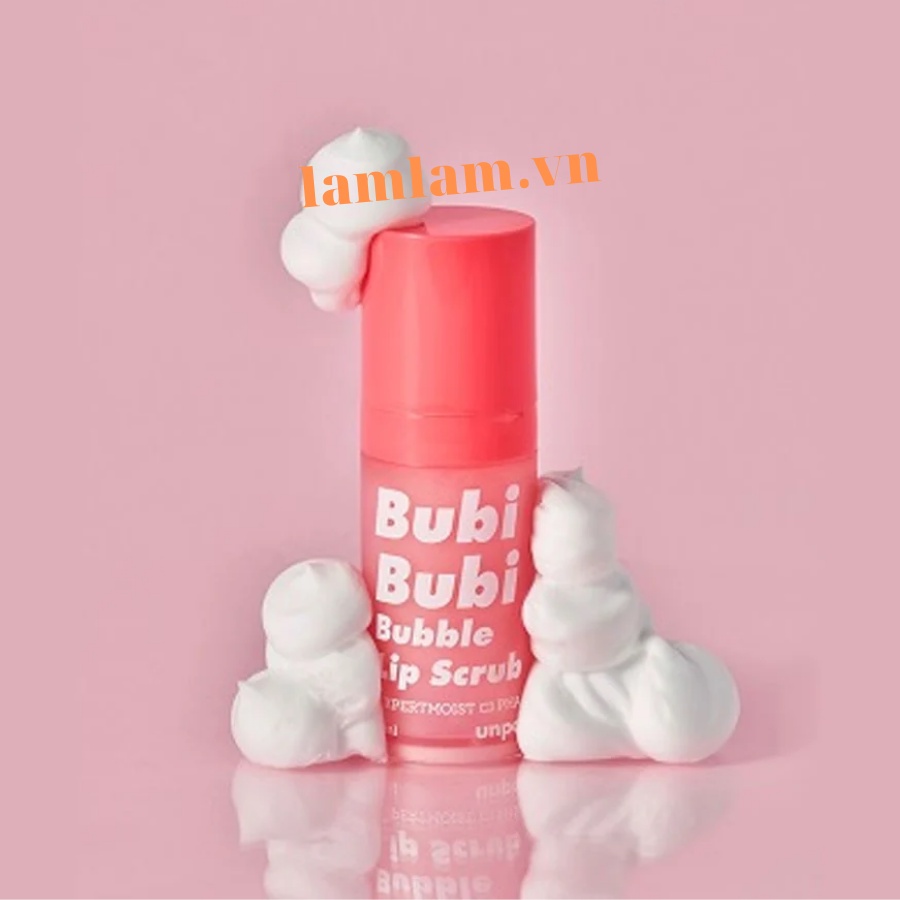 [Mới 2021] Gel tẩy da chết môi Unpa Bubi Bubi Bubble Lip Scrub