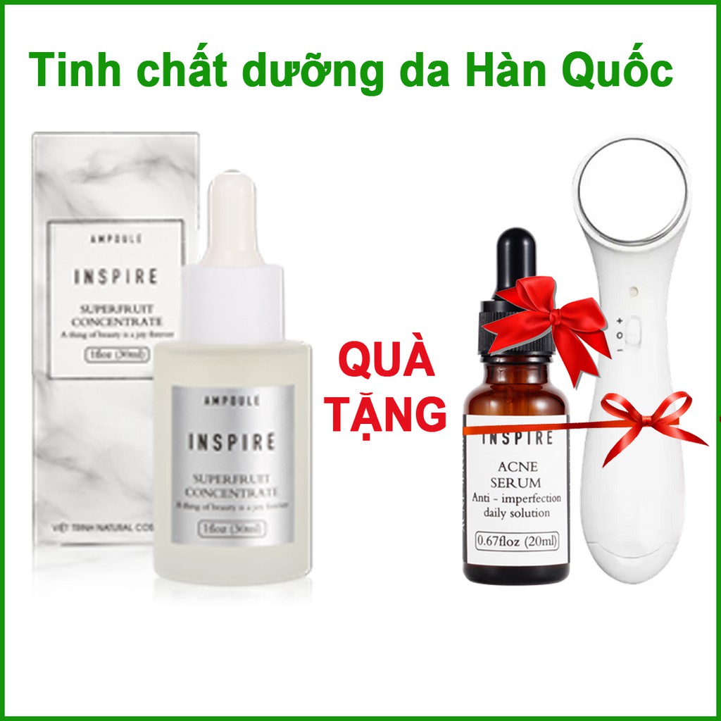 INSPIRE - Tinh chất trái cây dưỡng da căng bóng láng mịn, phục hồi hư tổn, trẻ hóa làn da (Khuyến mãi sốc Mua 1 được 3)