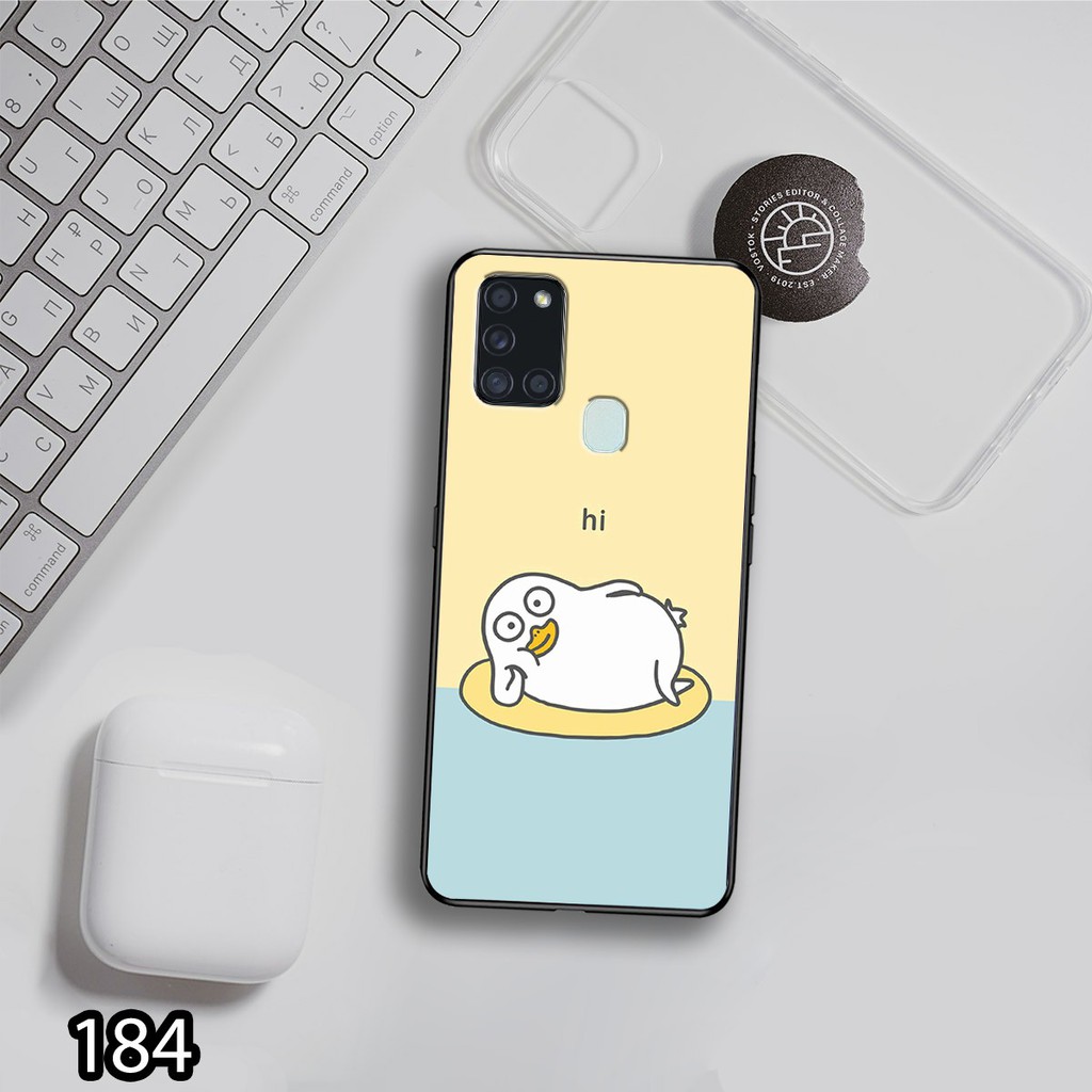Ốp lưng Samsung A11/A21/A21S  in hình Logo chú Vịt tinh  nghịch siêu đẹp, độc, lạ_KINGSTORE.HN_Ốp SS A11/A21/A21S