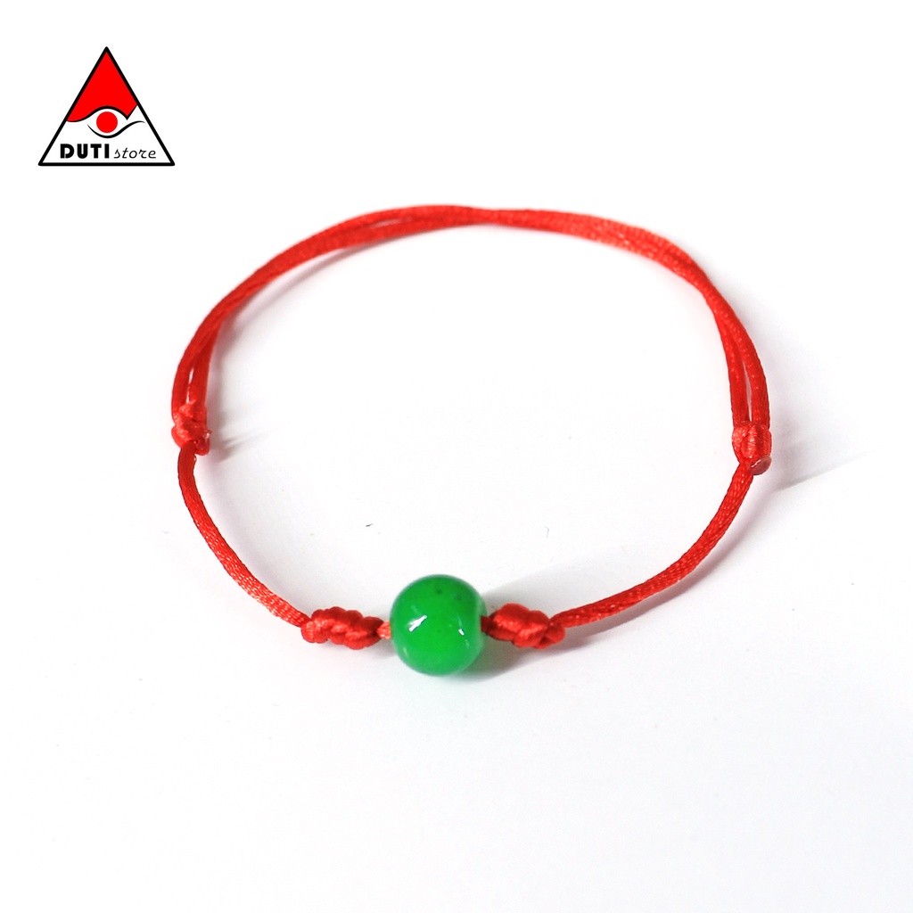 Vòng tay Sợi chỉ đỏ may mắn mix Hạt đá Handmade VNM007 DutiOS