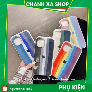 Ốp Lưng Iphone Chống bẩn Full Viền Táo Cầu Vồng 6/6s/6plus/6splus/7/7plus/8/8plus/plus/X/Xr/Xsmax/11/12/pro/promax