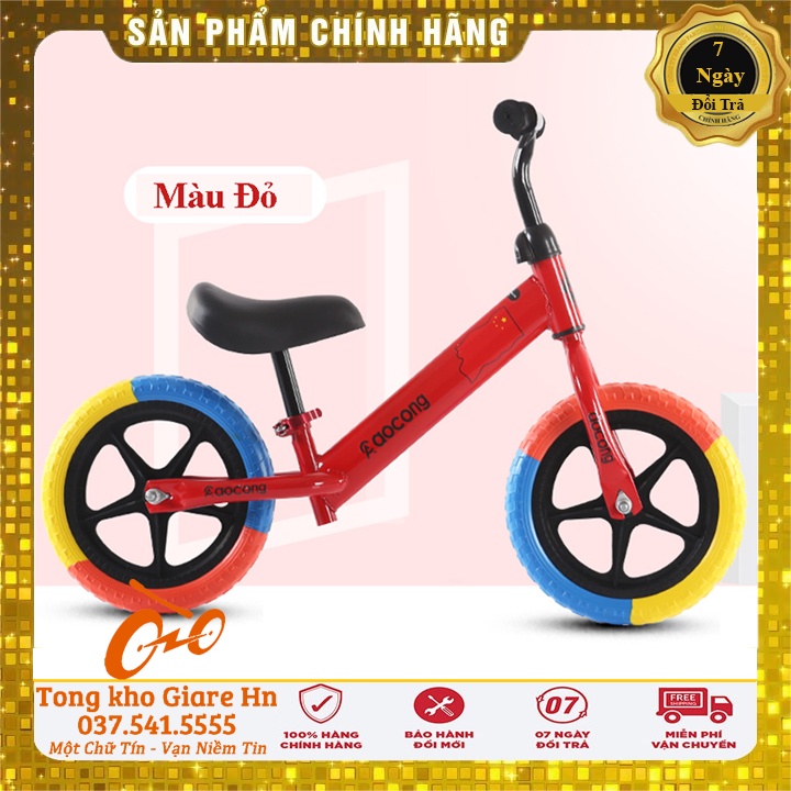 Xe thăng bằng, chòi chân hai bánh dành cho bé, Khung xe thép hợp kim - Lốp đặc